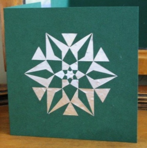 Product picture Pattern for Geometric Star Card